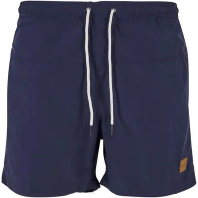 Urban Classics Block Swimshort - Navy blauw - Zwembroek