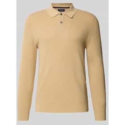 Slim fit poloshirt met knoopsluiting