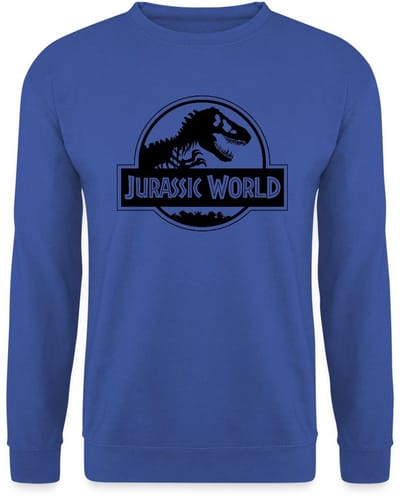 Jurassic World Klassiek Logo In Zwart Sweater Heren