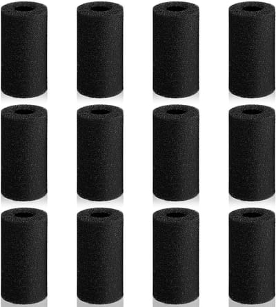 Filterspons voor aquarium - 12 stuks, ideaal voor mechanische filtering, vis- en garnalenaccessoires, en aquariumonderhoud