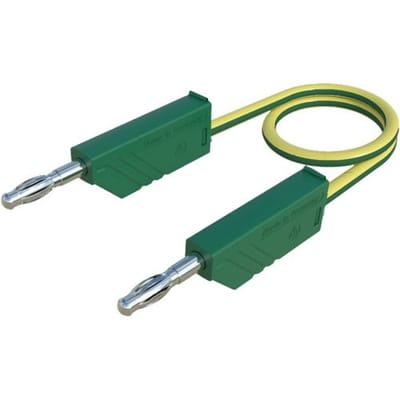 Hirschmann Test & Measurement CO MLN 200/2,5 Meetsnoer Banaanstekker 4 mm Banaanstekker 4 mm 2.00 m Geel, Groen 1 stuk(s)