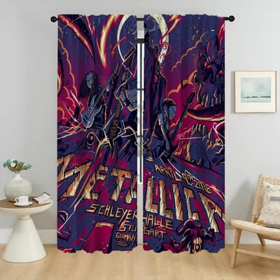 Raamgordijn voor Kamer 2 Panelen Metallicaes Gordijnen Kinderkamer Home Interieur Gordijnen Scheidingswand Tule voor Slaapkamer Shades Woonkamer W50xH70cmx2pcs-CL
