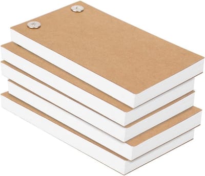 Creatieve Flipboek Kit met 5 Stuks - Leeg Tekenpapier voor Kinderen, Perfect voor Tekenen, Schetsen en Cartoon Creatie