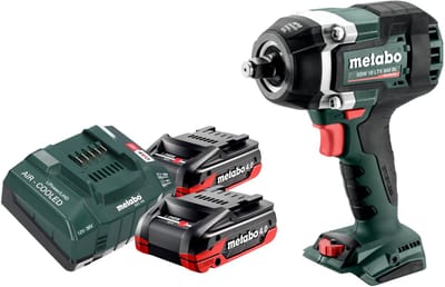 Metabo SSW 18 LTX 800 BL accu-slagmoersleutel 18 V 800 Nm 1/2" borstelloos + 2x LiHDX accu 4,0 Ah + oplader