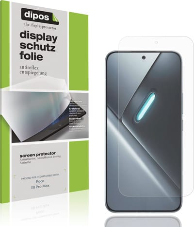 dipos – 4x Matte Beschermfolie geschikt voor Poco X8 Pro Max | Krasbestendige & antireflecterende Screenprotector Ultra-Thin