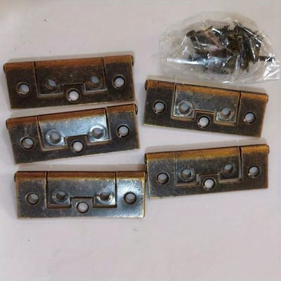 5 stuks Hardware Nieuwe Chinese Stijl Kind Moeder Verdikt Qing Gu Koper IJzer Scharnier Verpakking Doos Hardware Accessoires