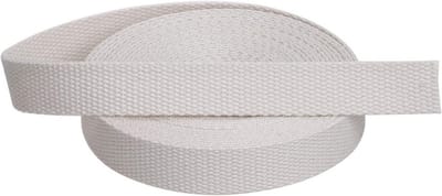 Sterke Katoenen Singelband Rol 19mm Breed - Duurzaam voor Knutselen en Bevestigen