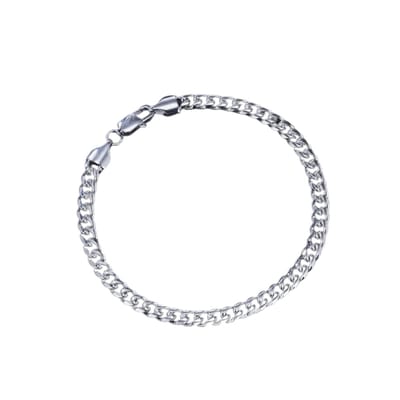 Livano Armband - Staal - Nep Zilver - Heren - Zilver - 15cm