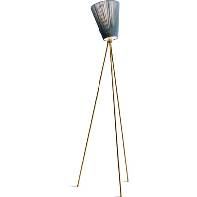 Northern - Oslo Wood Vloerlamp - green/gold - groen