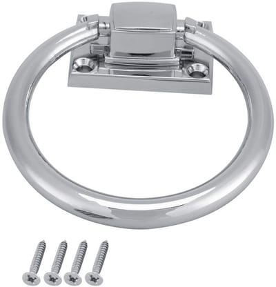 111x56x38MM Glanzende Zilveren Trekring Roestvrijstalen Druppelring Trekknop voor Houten Deurklopper Meubels Stoel Trekt Handgreep