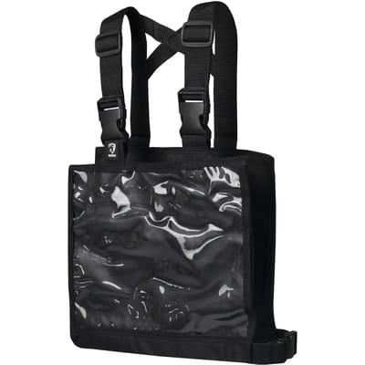 Horka rugnummer drager Eventing - zwart - one size