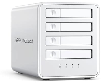 Aluminium RAID Hard Drive Enclosure 4-Bay 2.5 SATA SSD/HDD Docking Station met Ventilator