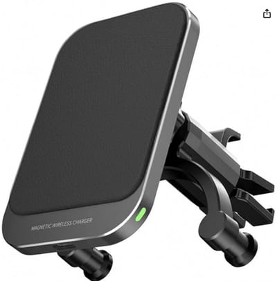 Telefoonhouder Auto Ventilatierooster - Magsafe draadloze Houder met oplader Universeel - Wireless Car Holder