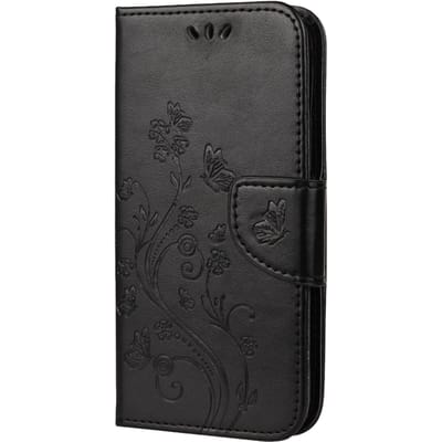 Mocaa iPhone 12 Mini Booklet Hoesje Zwart