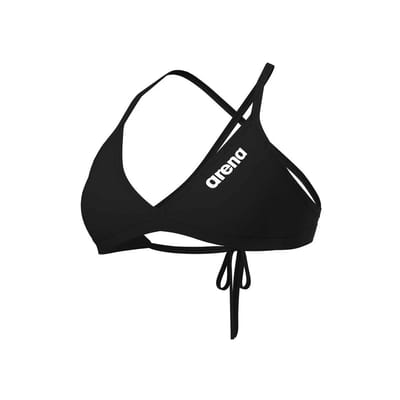Arena Bikini Topje Team Tie Back Zwart