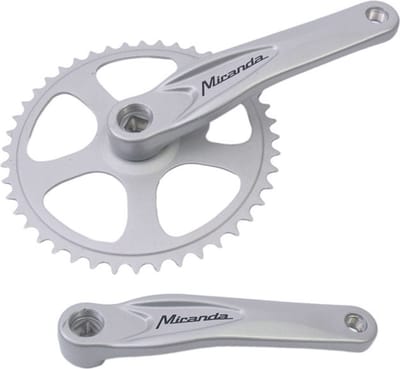 Crankstel Miranda aluminium 44T - 3/32-ketting