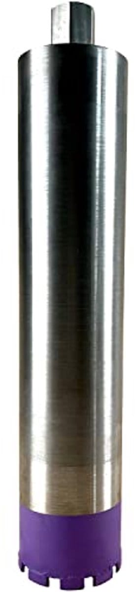 Diamantboorkroon - Kernboor Betonboor - Boren in Steen - Handmatig Gebrachte Segmenten - 400 mm Lengte - Grijs