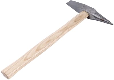Dubbele Cross Peen Hamer met Houten Handvat en RVS voor Metaalbewerking en Ambachtelijke Projecten
