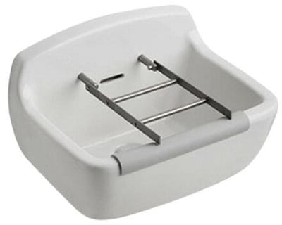 Geberit 300 Basic Norma - uitgietbak - voor klaprooster - 500x390mm - met geïntegreerde ove - wit