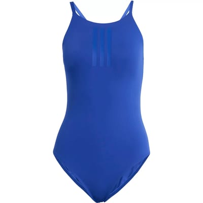Adidas Performance 3-Stripes High Neck 2-Way Straps Peachsoft Badpak - Dames - Blauw