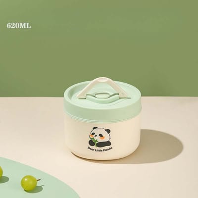 Draagbare geïsoleerde lunchbox Kawaii bento box, met bestek en geïsoleerde voedselcontainer, geschikt voor scholen kantoren picknicks