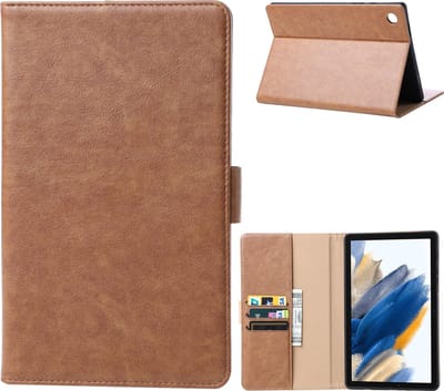 Luxe Tablet Hoes - Geschikt voor Samsung Tab A8 Hoes - 10.5 inch (2021-2022) - Bruin