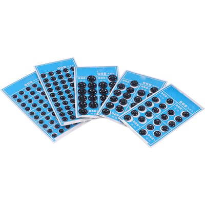 10 Stuks Drukknoopjes Zwart Roestvrij Staal Juiste Maat Multifunctioneel Eenvoudige Bediening Drukknopen voor Tas Kleding Hoeden blue