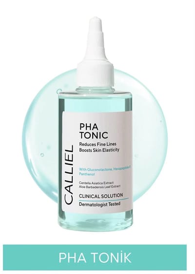Calliel PHA Tonic Fine Lines Boosts Skin Elasticity - Vermindert Fijne Lijntjes & Rimpels - Verhoogt Huidelasticiteit - Effectieve Anti-Aging Verstevigende & Opvullende PHA-Tonic - Panthenol - Centella Asiatica Extract - Dermatologisch getest 200ml