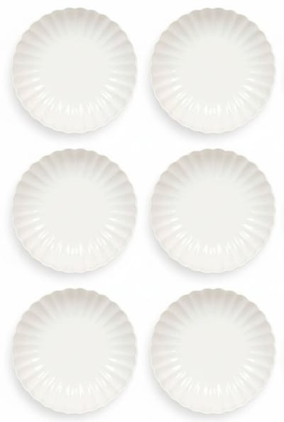 Cookinglife Diepe Borden / Pastaborden Cardida Off White ø 20 cm - 6 Stuks