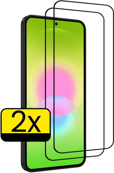 Screenprotector - Geschikt voor Samsung Galaxy A27 - 2 Stuks - Full Cover - Beschermglas - Gehard Glas - Tempered Glass - Screen Protector