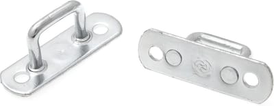 2x Zeilogen - 15mm - onderplaat smal - Gegalvaniseerd