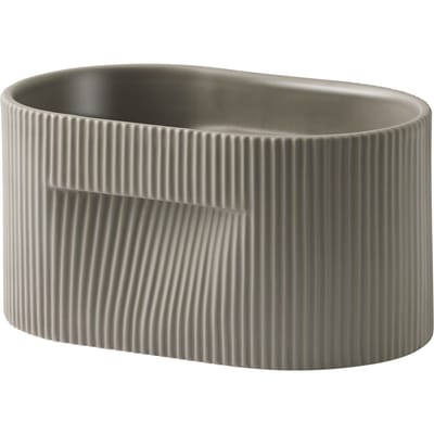 Muuto Ridge plantenbak - H 13 cm - taupe