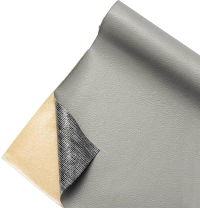 Reparatietape Leer - Zelfklevende Patch - Meubels Herstellen - DIY Op Maat - 138x100 cm - Grijs