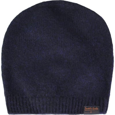 Scotch & Soda Wollen Basic Beanie Navy Winter Heren Muts 133918 0818