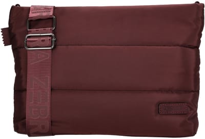 Zebra Trends Elske Crossbody Schoudertas - Trendy Puffer Dames Tas - Bordeaux rood