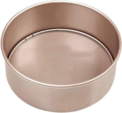 Ronde Bakvorm - Taartvorm Springvorm - Cakes Bakken - Anti-aanbaklaag Losse Bodem - 20 cm - Goudkleurig