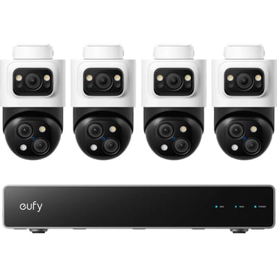 Eufy PoE NVR Security System S4 Max E8E00322 IP-Netwerk-videorecorderset Kabelgebonden, LAN 3840 x 2160 Pixel