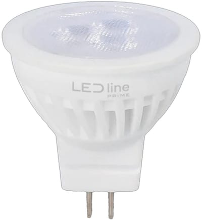 LED line PRIME LED Spot GU4 MR11 - 3W (vervangt 30W) - 330lm - Ø35mm - 12V - Energiezuinig