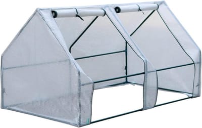 Draagbare Tuinkas - Kweekkas Binnen - Planten Beschermen - Gereedschapsloze Montage - 70 x 35 x 35 Inch - Groen