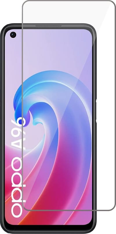 Screenprotector geschikt voor Oppo A96 - Gehard Glas Beschermglas Tempered Glass Screen Protector