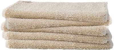 Microvezel vaatdoek - keukendoek - duurzaam - 4-pack - kaki - 25x25cm