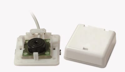 Draadloze Signaalgever - Akoestische Melder - Waarschuwing Geven - Piezo-Elektronisch - 20 m kabel - Wit