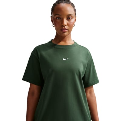 Nike Sportswear T-shirts Dames - Groen - Maat 34 - Katoen Jersey