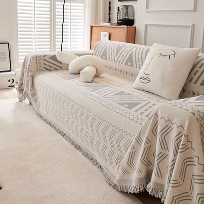 Amerikaanse Retro Bankhoes Stof Vier Seizoenen Universele Bankhanddoek Boheemse Etnische Stijl Bankhoes Handdoek Bankdeken 180*180cm