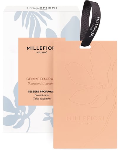 Millefiori Laundry - Geurkaarten - Gemme D'Agrumi - 3 stuks - Kast Parfum - Voor In De Kledingkast