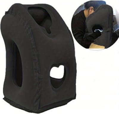 Bovista Travel Pillow Vliegtuig - Nekkussen - Neck Pillow - Reiskussen - Kampeer Kussen - Zwart