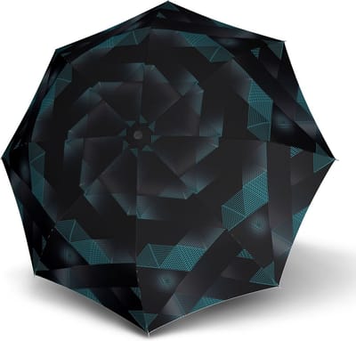 Knirps Paraplu T.200 Medium Duomatic Symphony Black Zwart