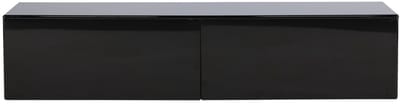 Svea - Müller hangend TV-meubel - 160 cm - zwart