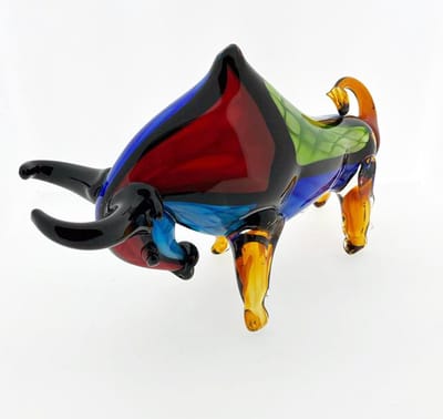 AL - Glaswerk - Stier - 40 x 23 cm