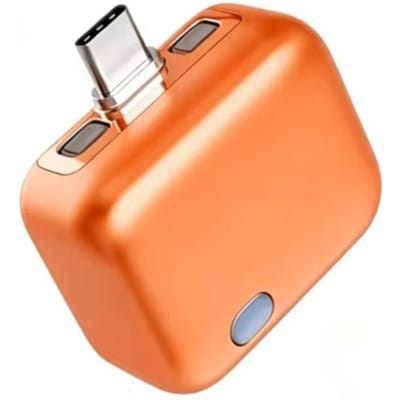 Laadstop Beschermer Type-c 140w Automatische Uitschakeling Batterijbespaarder Fysieke Ontkoppeling Overladen Voor Veilig Opladen oranje